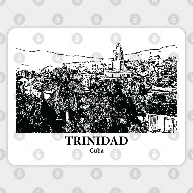 Trinidad - Cuba Magnet by Lakeric